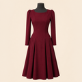 calypso kleid weinrot elegantes vintage kleid