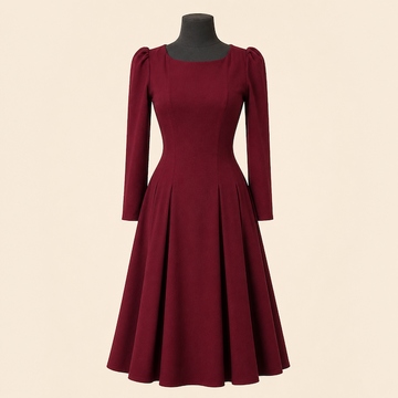 calypso kleid weinrot elegantes vintage kleid